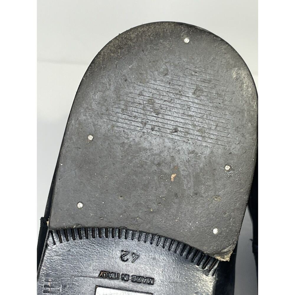 size 42 Belstaff Tourmaster 1955 Black ankle boots slip on chelsea made in Italy - Picture 9 of 11